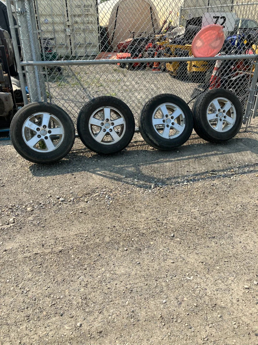 Set of 4 Tires with Rims