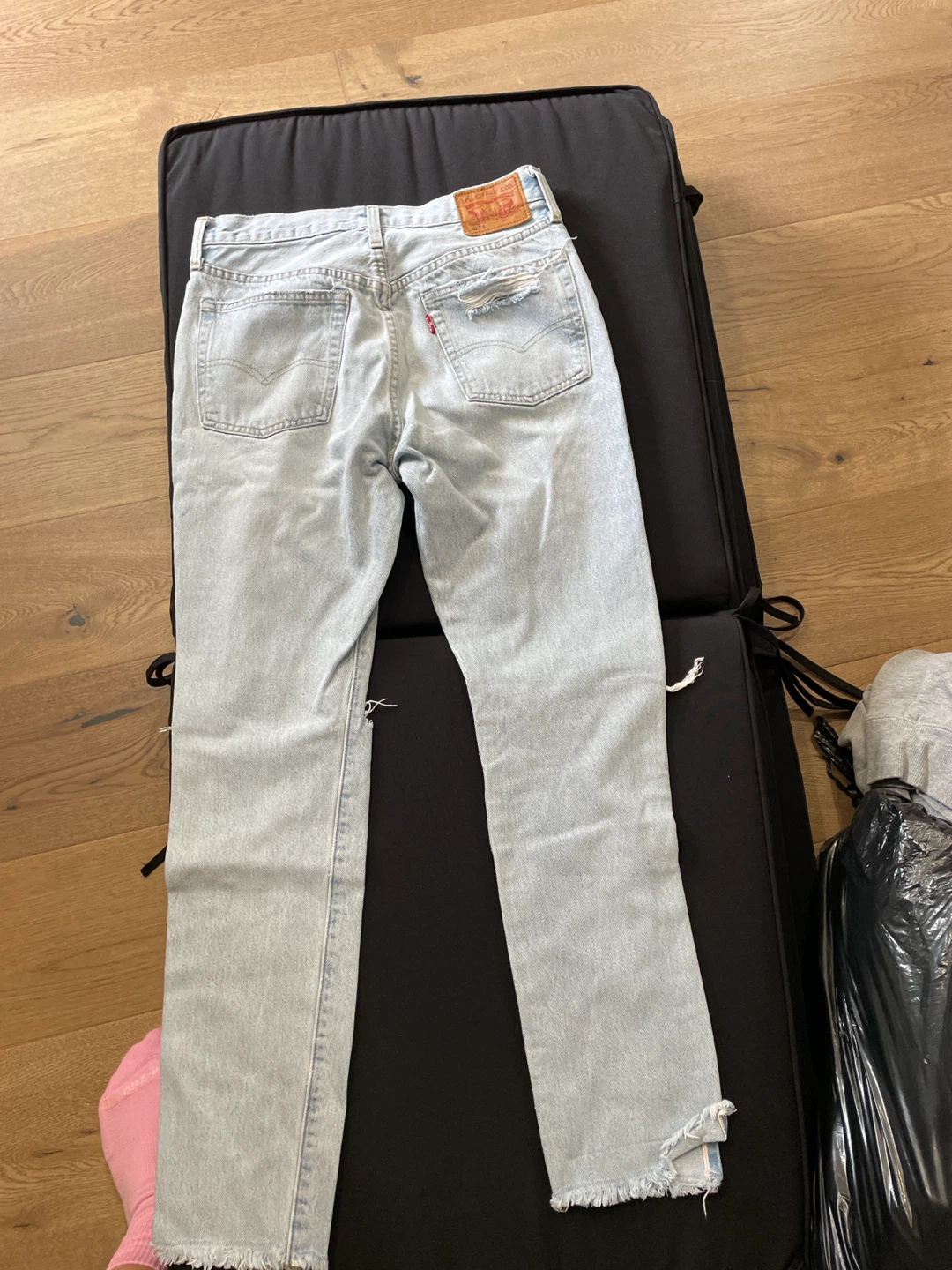 Levi's Light Wash Distressed Jeans - photo 2