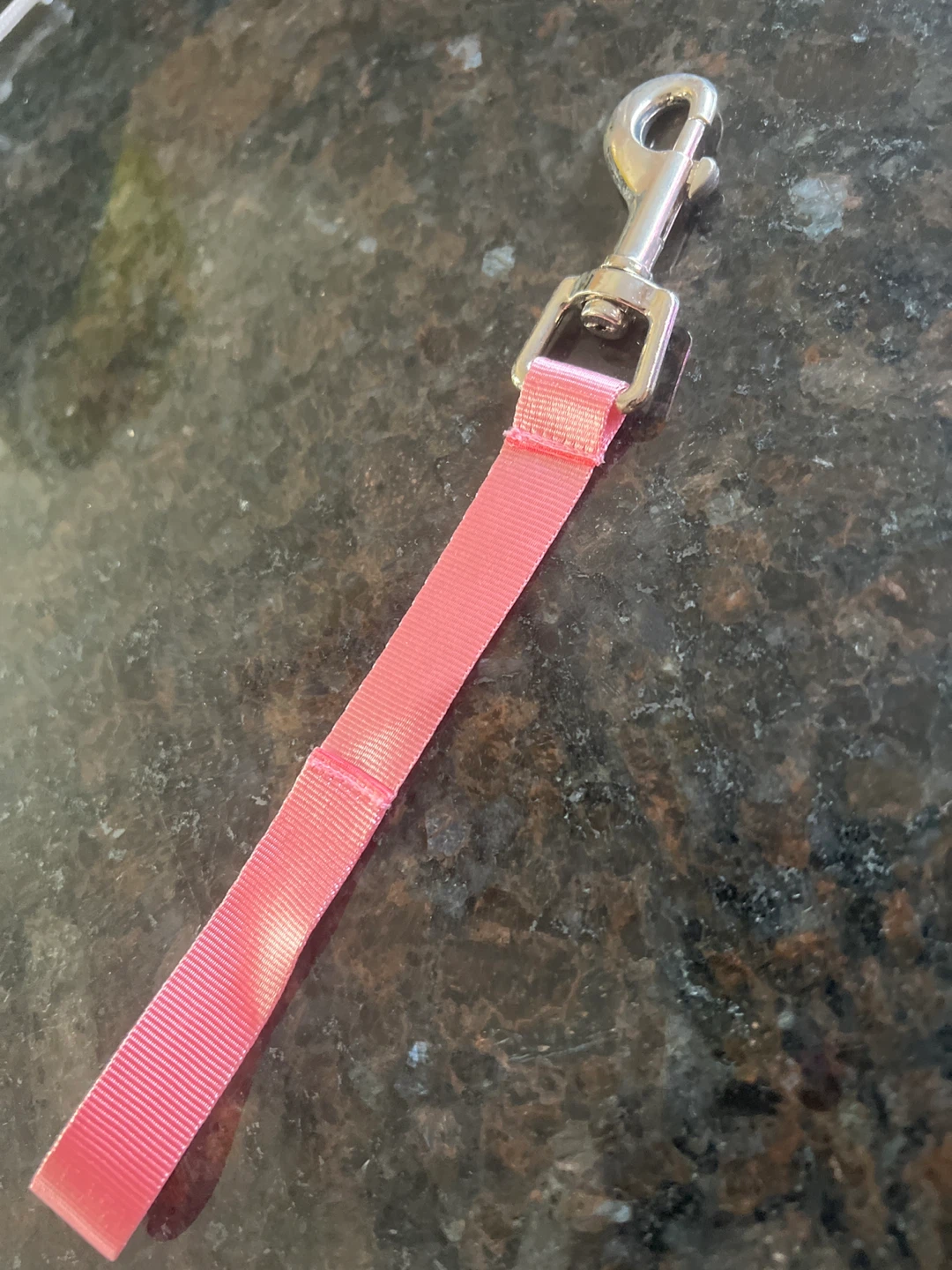 Pink Nylon Pet Leash Clip