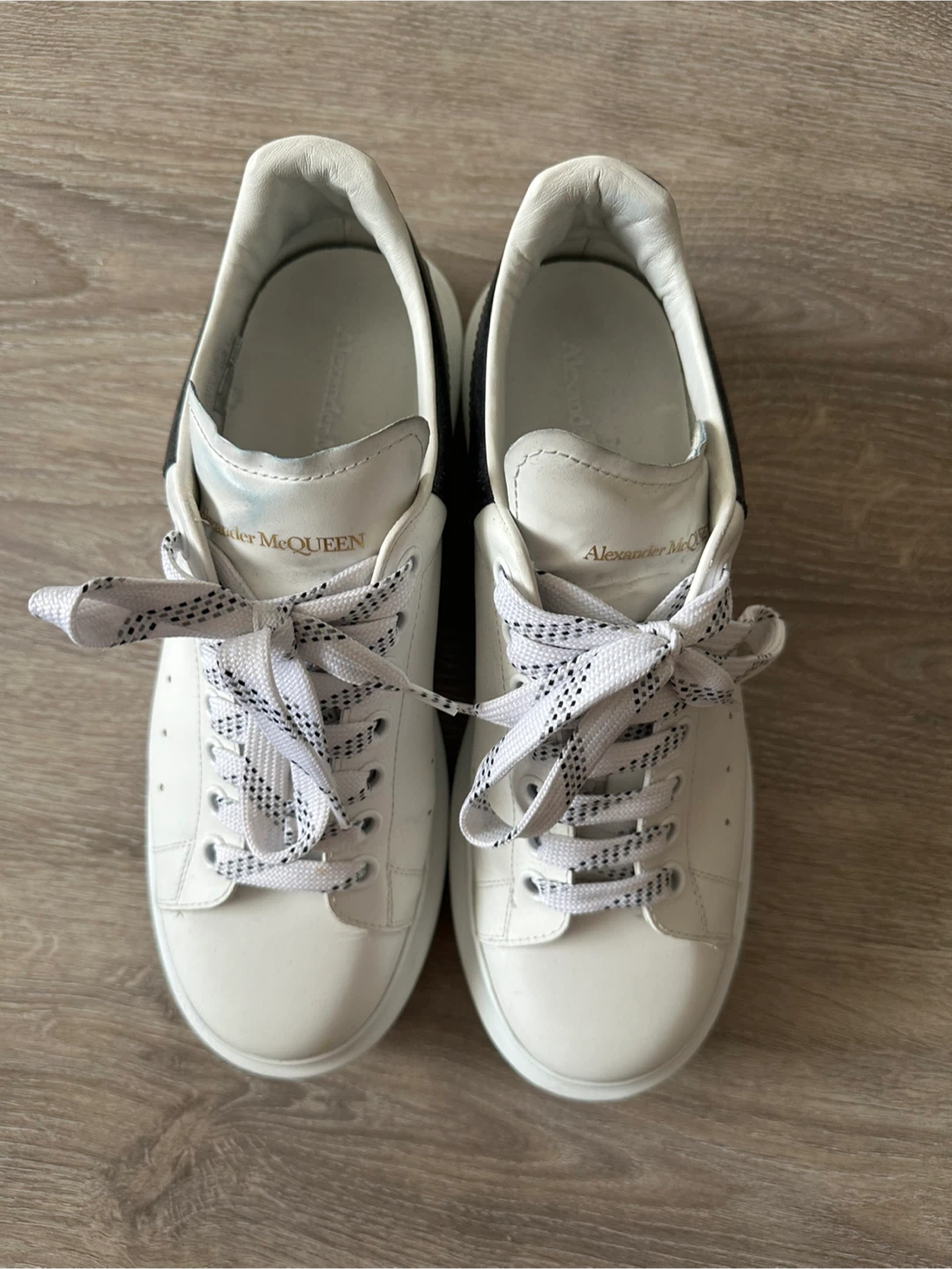 Alexander McQueen White Leather Sneakers - photo 2