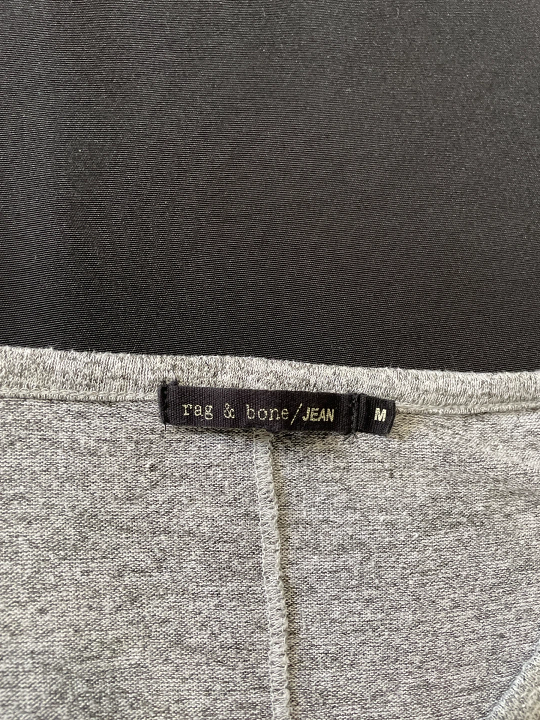 Rag & Bone/JEAN Grey V-Neck Long Sleeve Top - Size M - photo 2