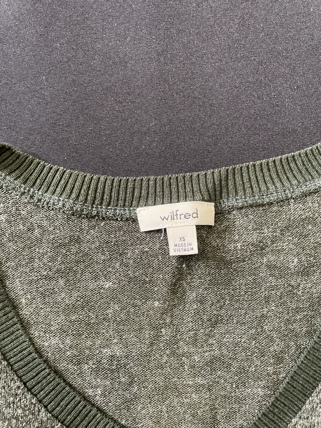 Wilfred Green V-Neck Sweater - photo 2