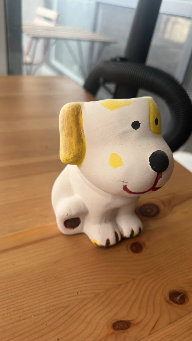Ceramic Dog Planter Pot - photo 2