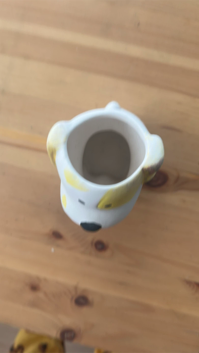 Ceramic Dog Planter Pot - photo 3