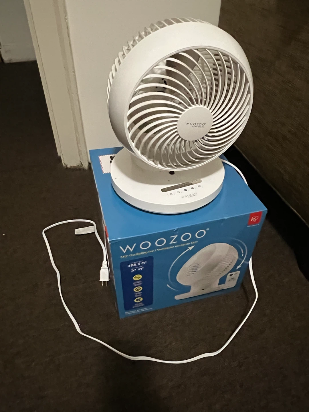 WOOZOO 360 Oscillating Fan