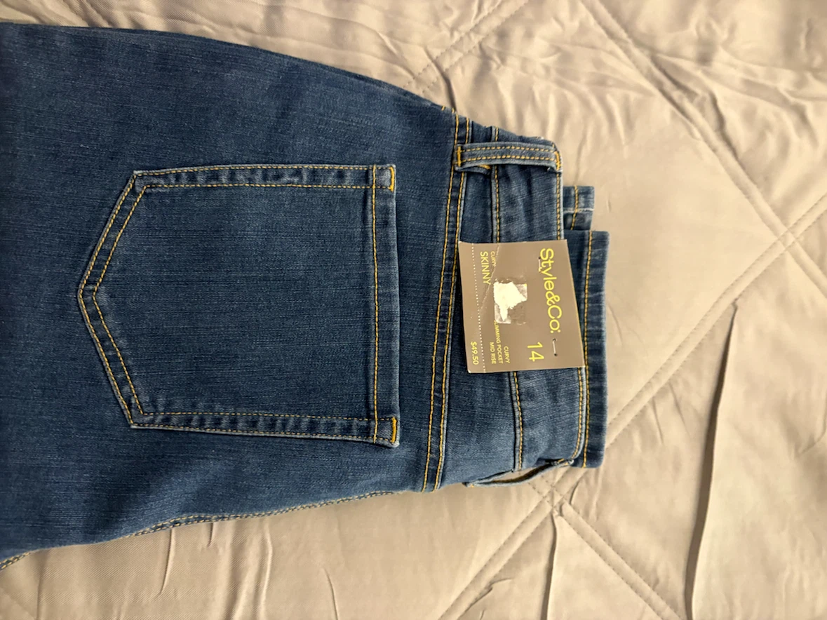 Ladies style co jeans size 14 new - photo 3