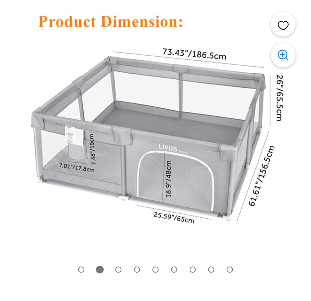 Living Basics Playpen - Large - photo 2