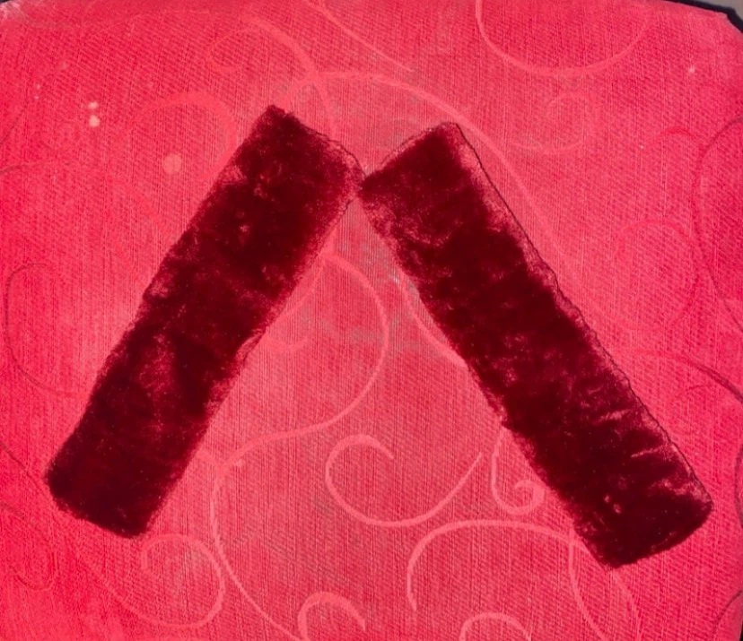 Burgundy Soft Seat Belt Covers (2 Sets)