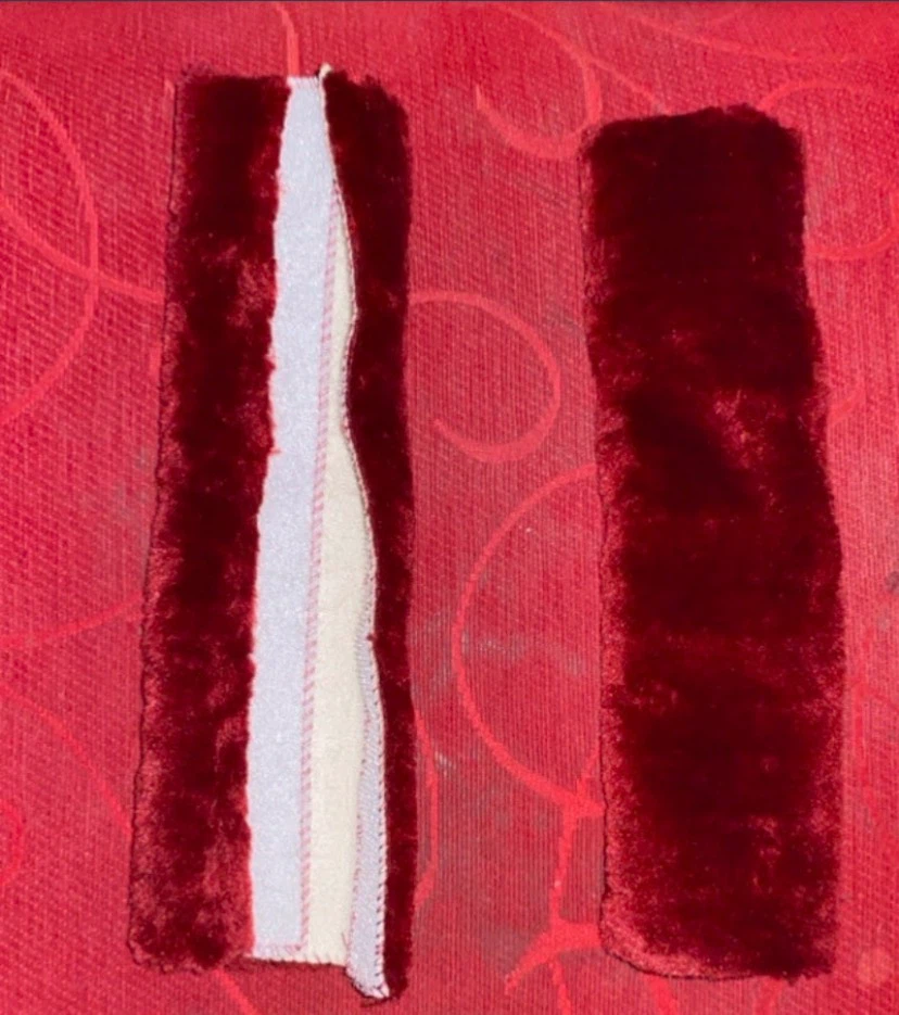 Burgundy Soft Seat Belt Covers (2 Sets) - photo 4