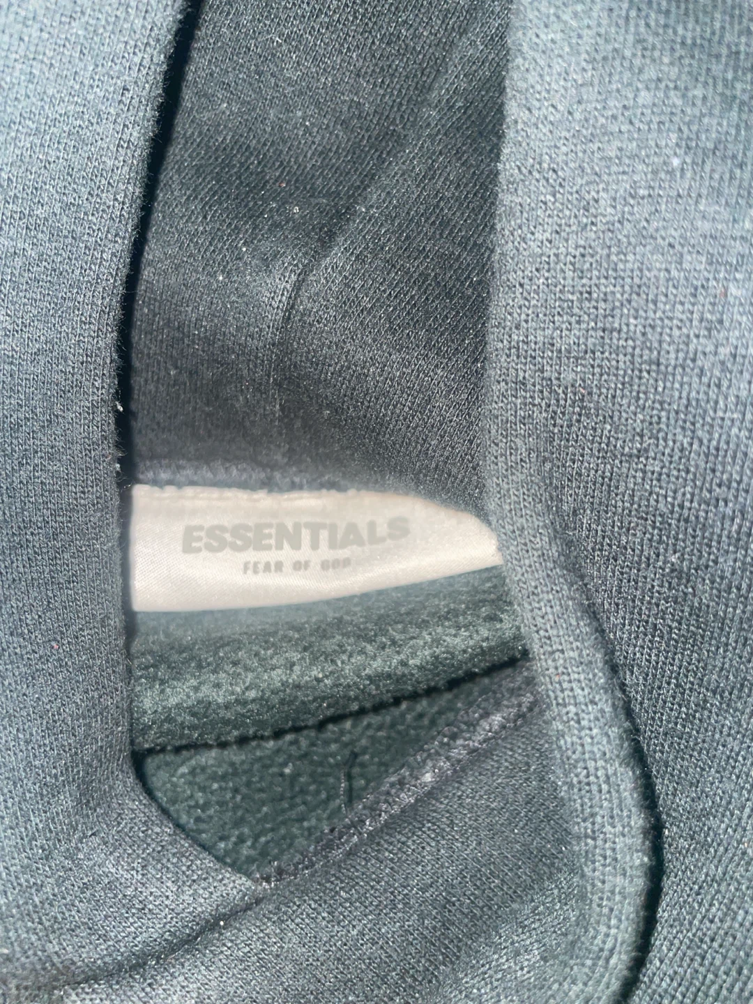 ESSENTIALS Fear of God Hoodie lighty worn - photo 2