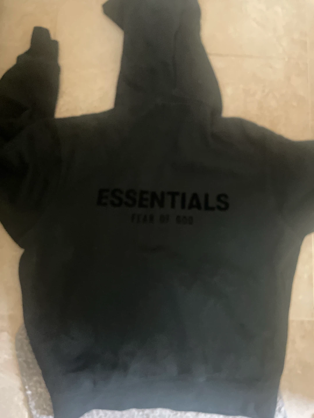 ESSENTIALS Fear of God Hoodie lighty worn - photo 4
