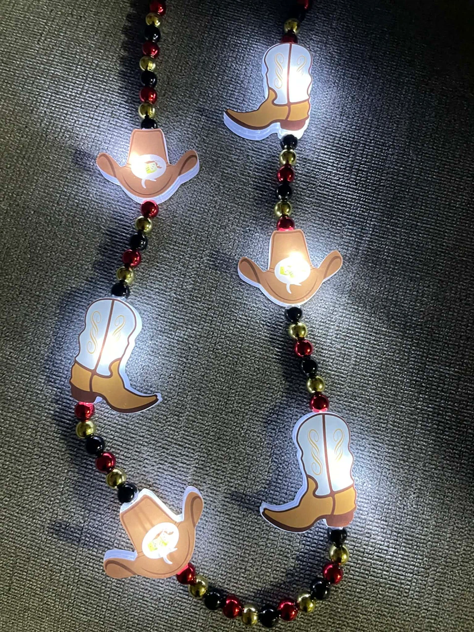 Light-Up Cowboy Hat & Boot Beads - photo 4