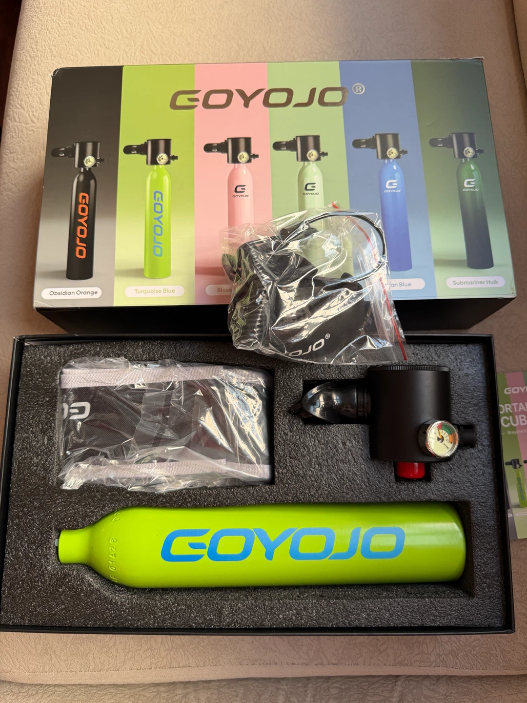 Mini Scuba Tank Kit Refillable - Brand New