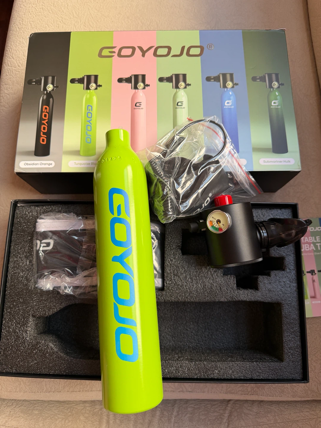 Mini Scuba Tank Kit Refillable - Brand New - photo 2