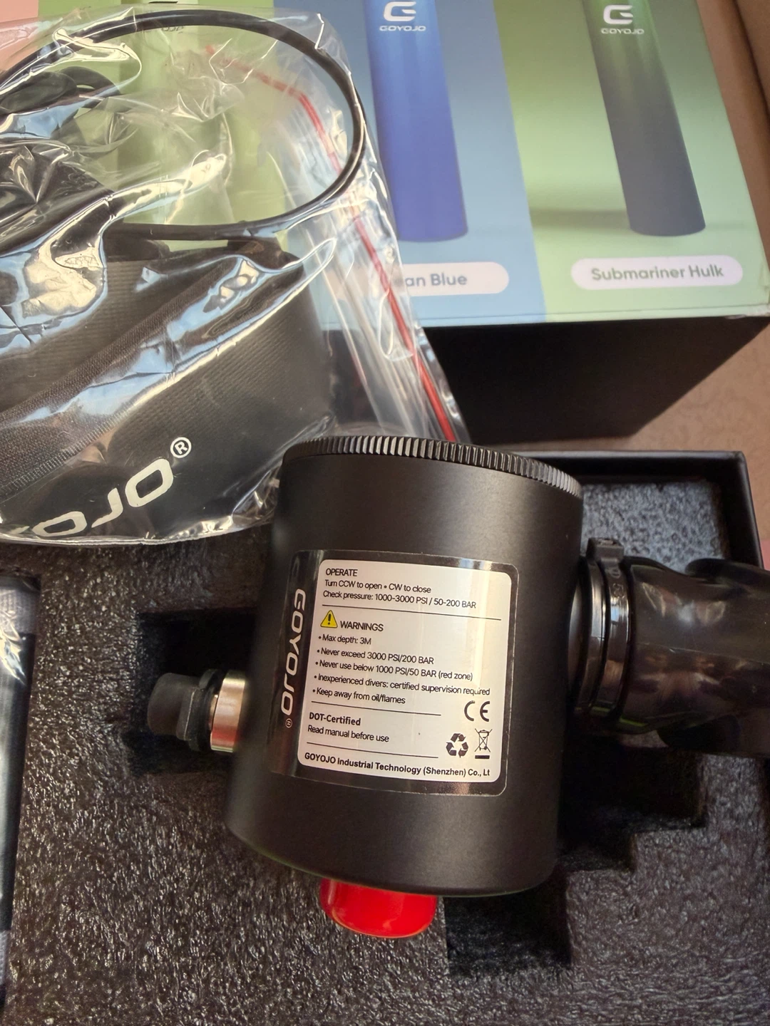 Mini Scuba Tank Kit Refillable - Brand New - photo 3