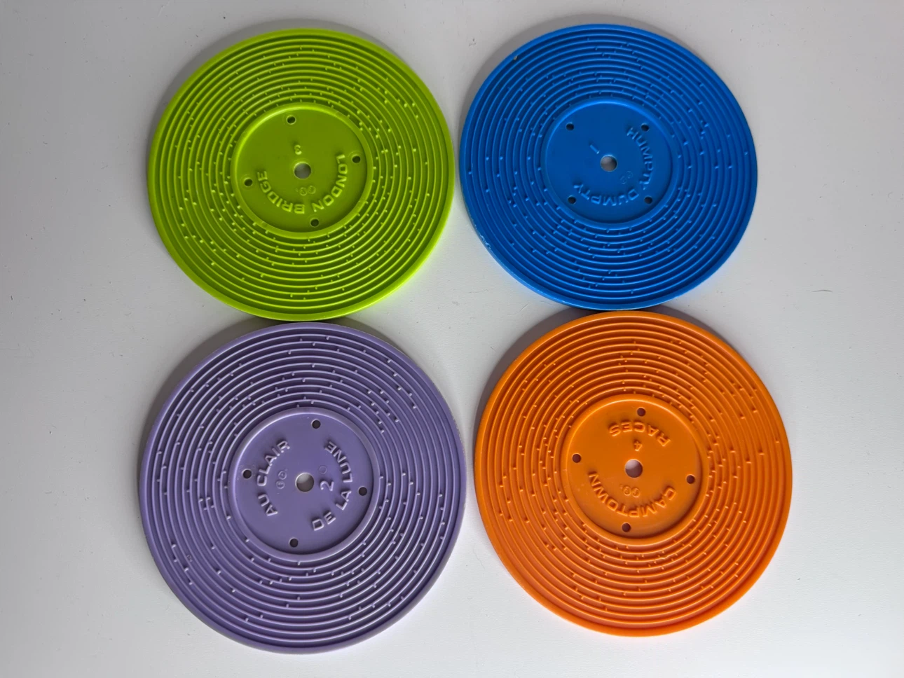 Vintage Fisher-Price Record Player Discs