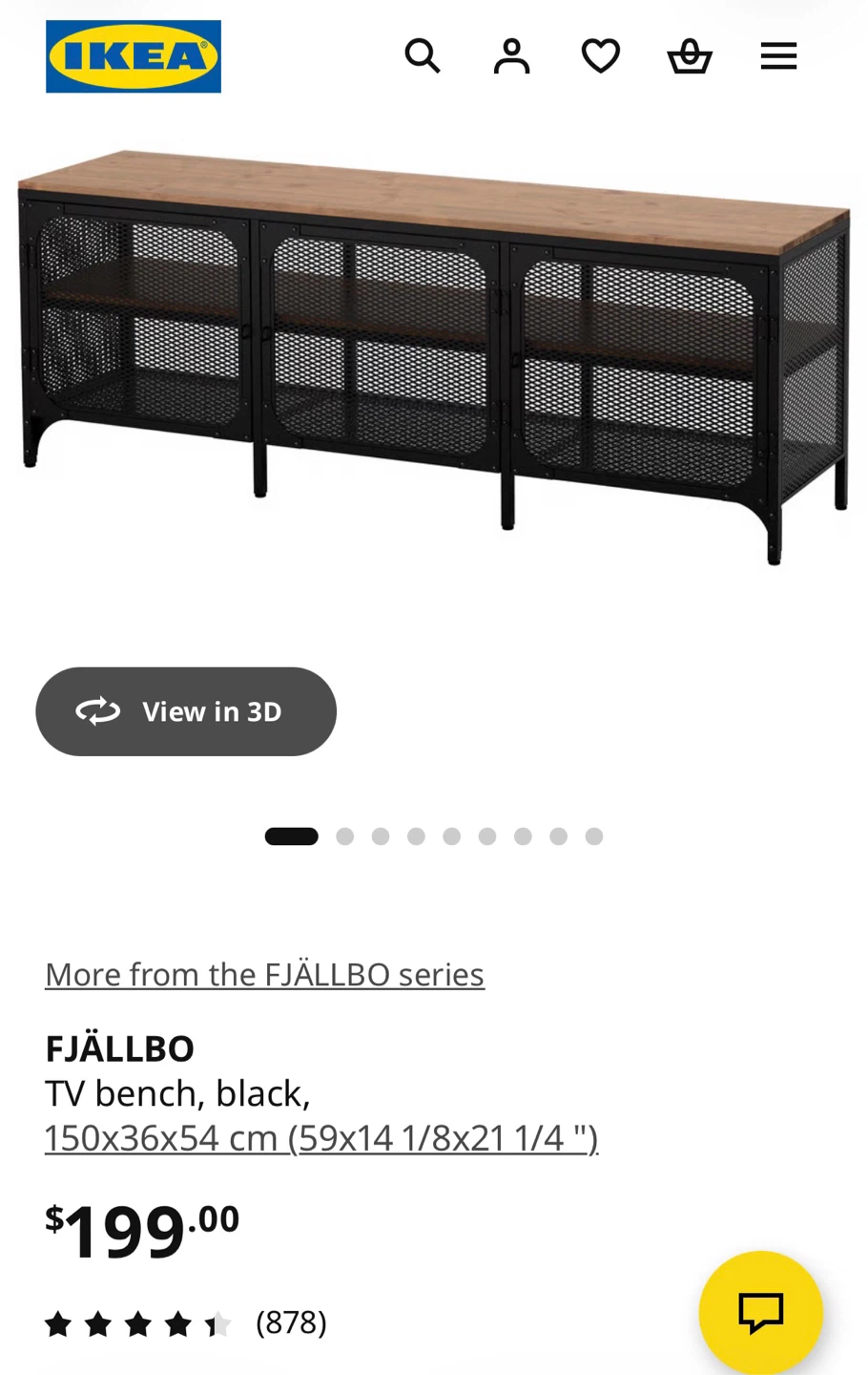 TV Stand with Black Mesh Doors - photo 5