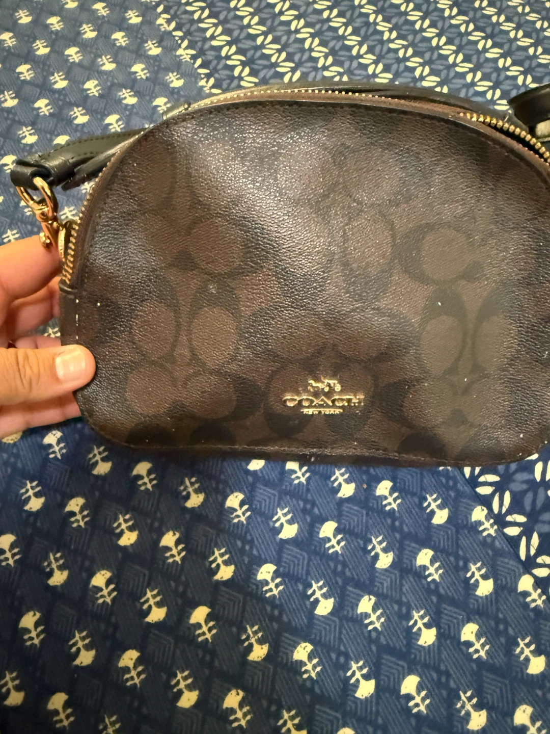 Coach Monogram Crossbody Bag