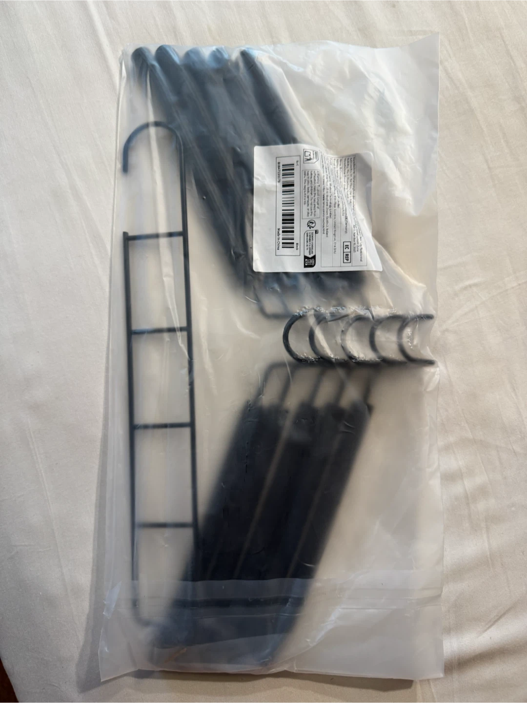 5-tier Black Metal Hanging Clothes Hanger - NEW - photo 3