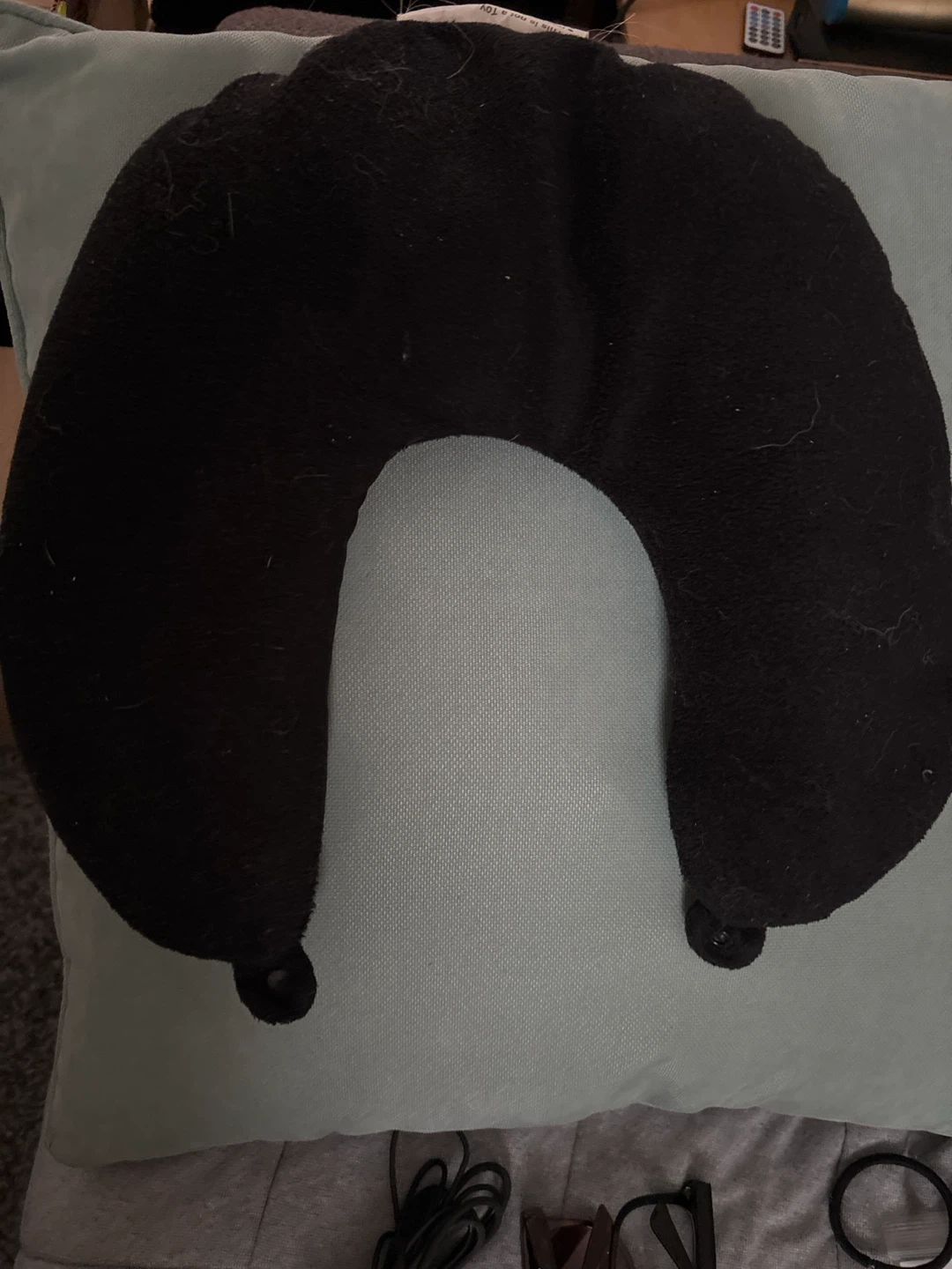 Black Travel Neck Pillow