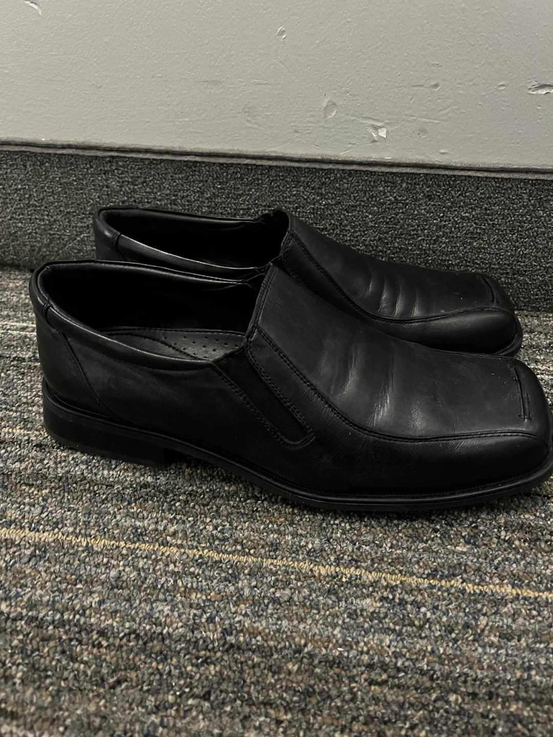 Burton Men's Black Genuine Leather Shoes - Size 10 Extra Wide - photo 4