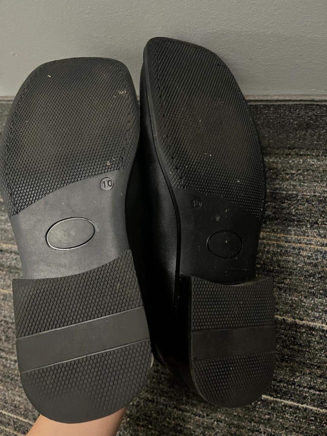 Burton Men's Black Genuine Leather Shoes - Size 10 Extra Wide - photo 5