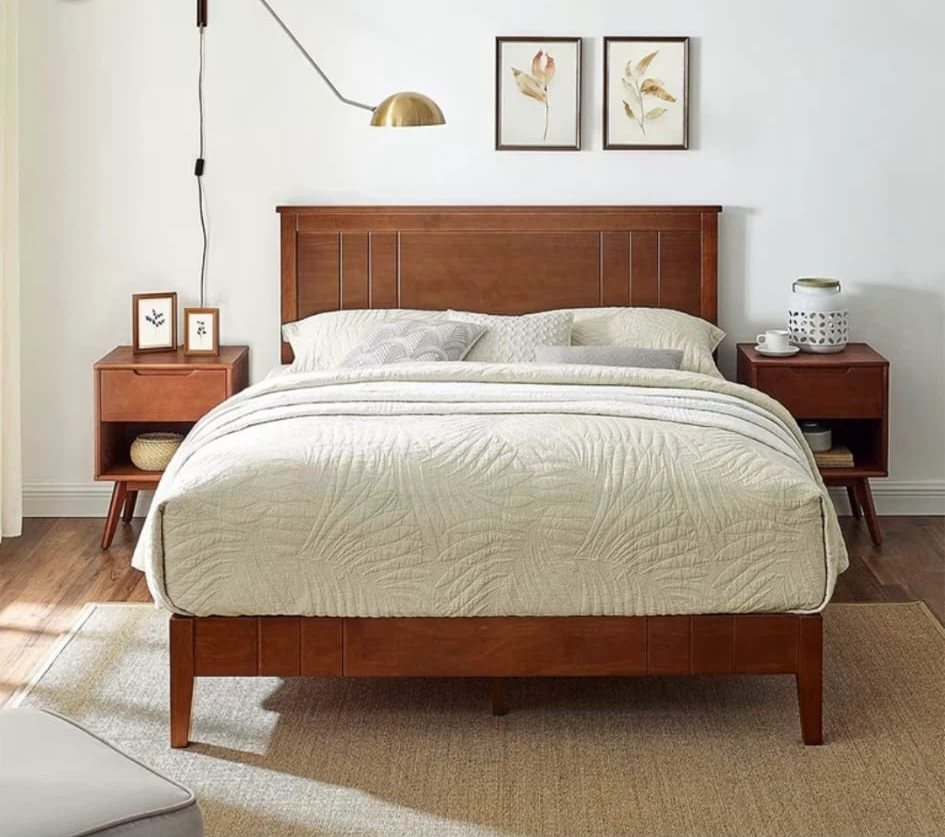 Wooden (FULL DOUBLE) Bed Frame with Headboard