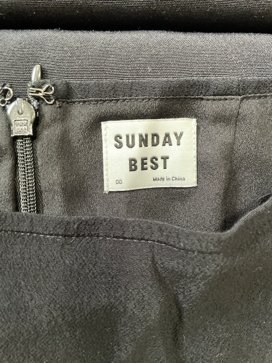 Sunday Best Black Mini Skirt Size 00 - photo 2