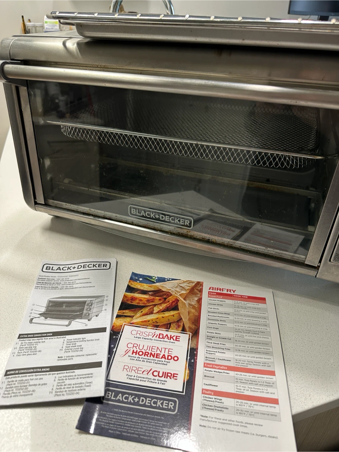 Black & Decker 5-in-1 Countertop Oven / Air Fryer / Toaster Oven - photo 5