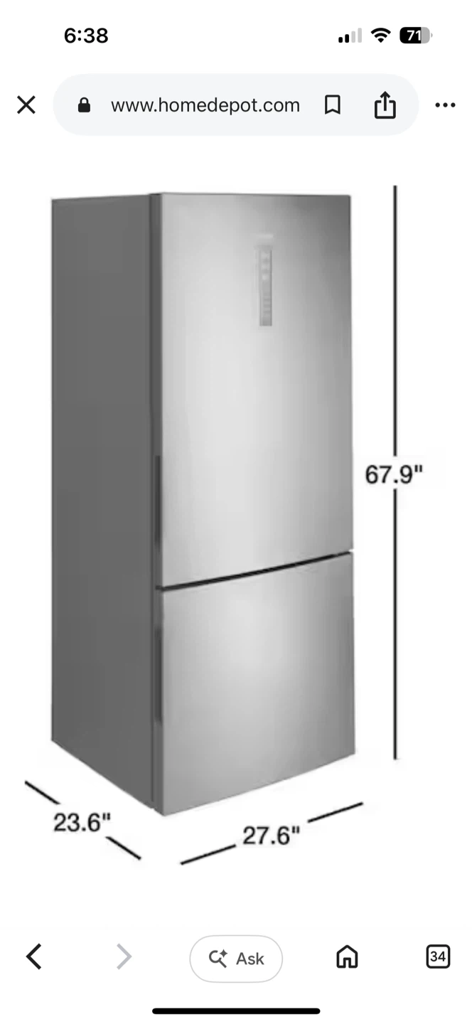Haier Refrigerator with Freezer - photo 3