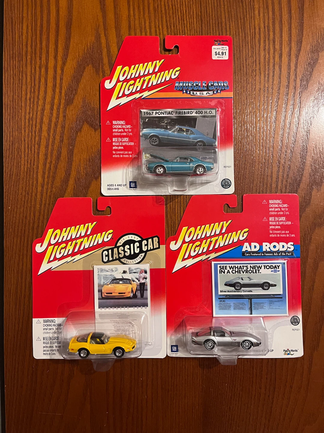 VINTAGE (2001-02) JOHNNY LIGHTNING VEHICLES (1:64 Scale diecast)