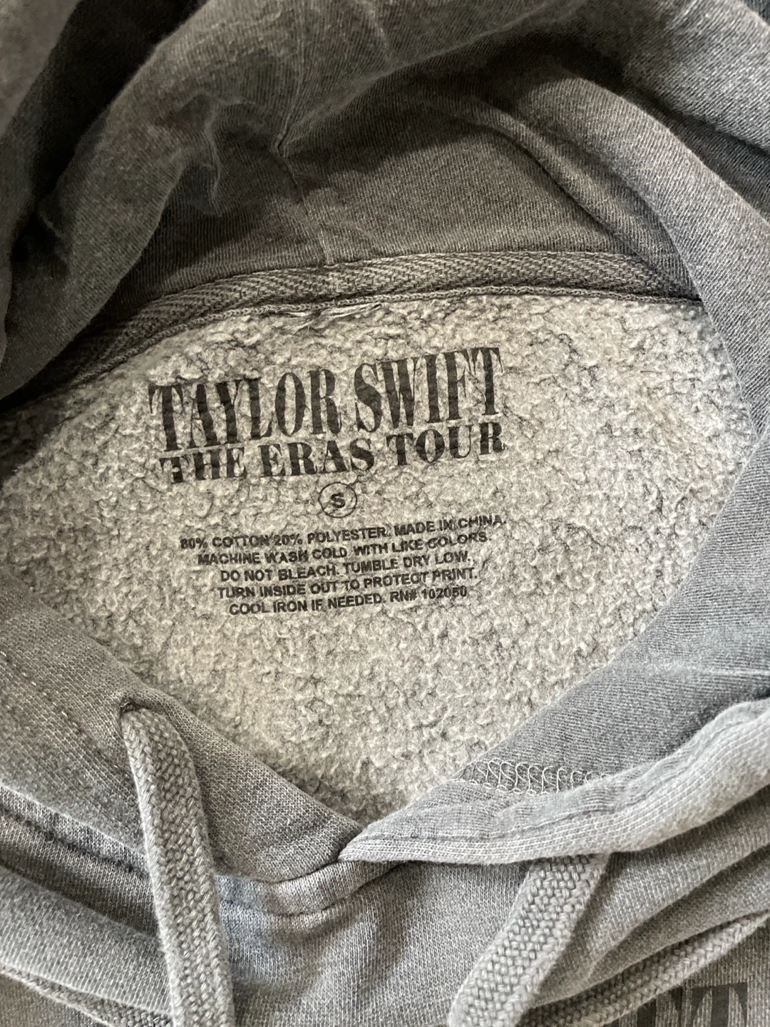 Authentic Taylor Swift The Eras Tour Grey Hoodie - photo 2