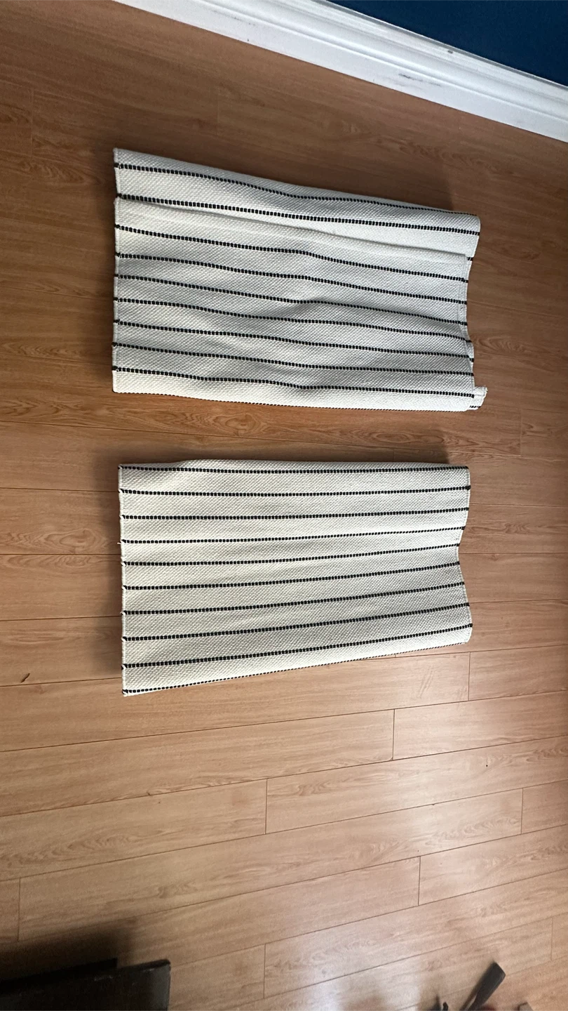 Two Striped Accent Rugs - photo 3