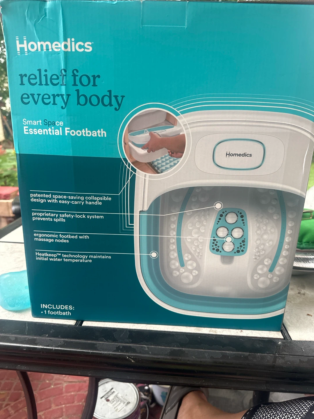 Essential footbath