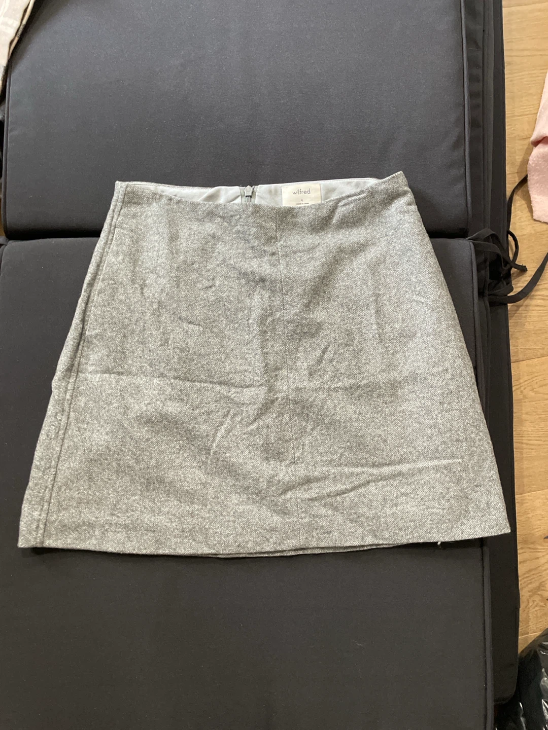 Wilfred Grey A-Line Skirt Size 4