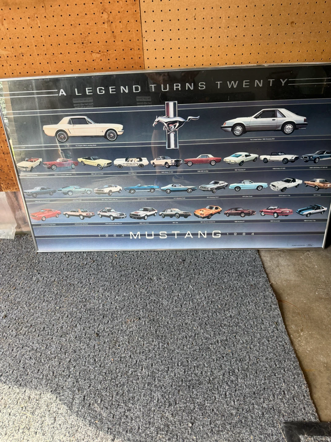 Ford Mustang "A Legend Turns Twenty" Poster