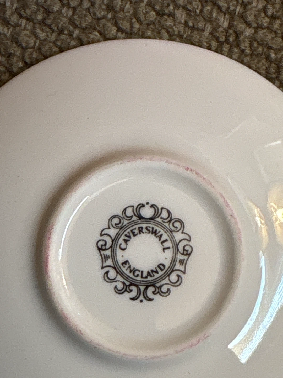 Caverswall England Teacup and Saucer Set - photo 5