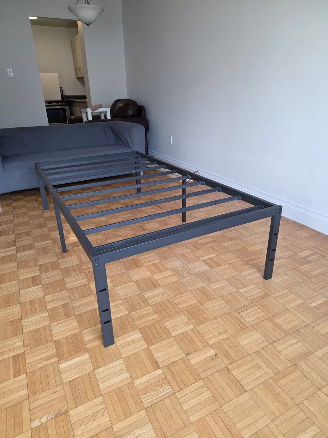 Yaheeteech Twin Metal Bed Frame 18 Inch H Steel Slat Support - photo 4