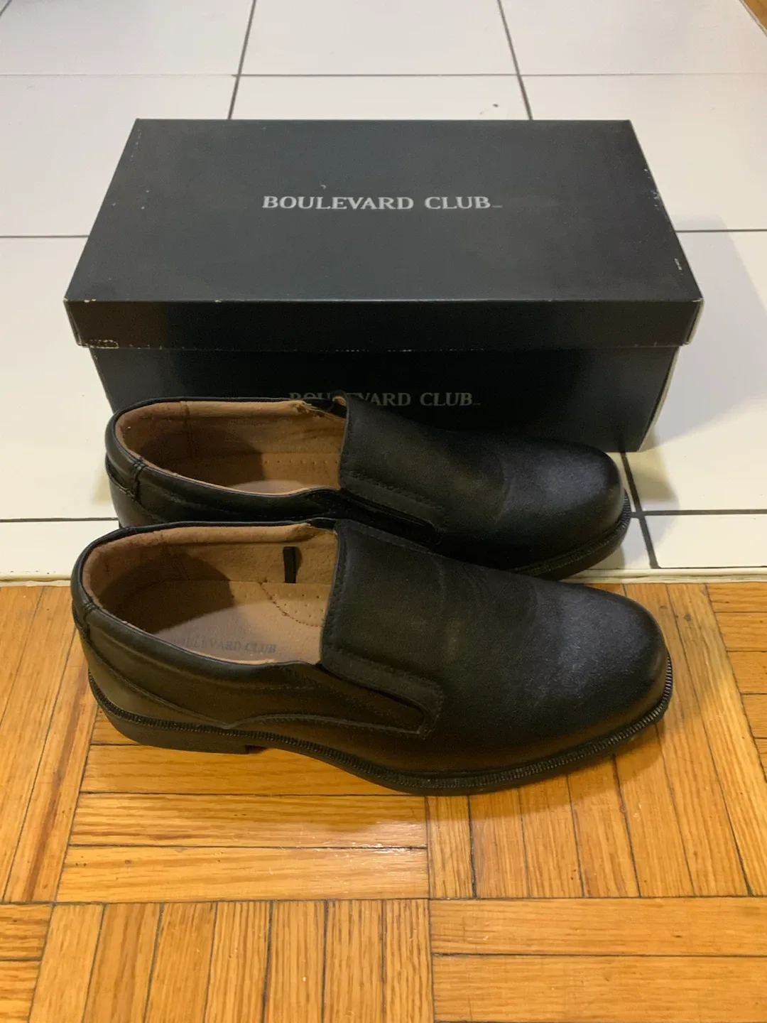 Boulevard Club Men's Black Slip-On Shoes - photo 2