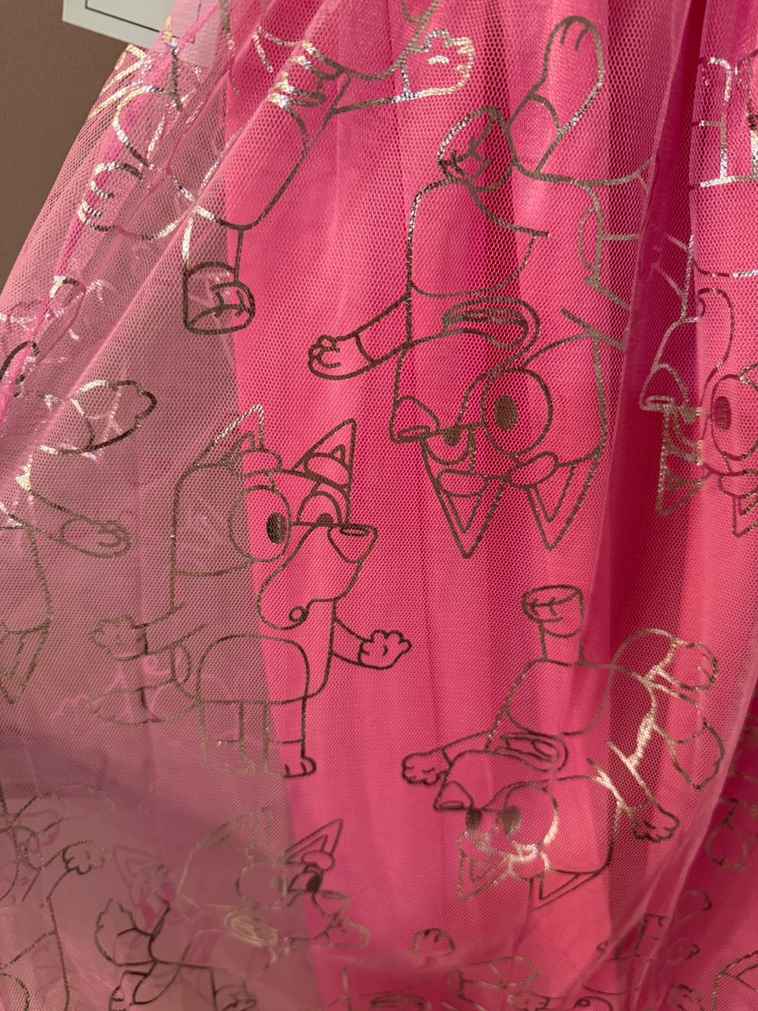 Bluey Pink Girls Nightgown Dress Size S (6/6X) NWT! - photo 5