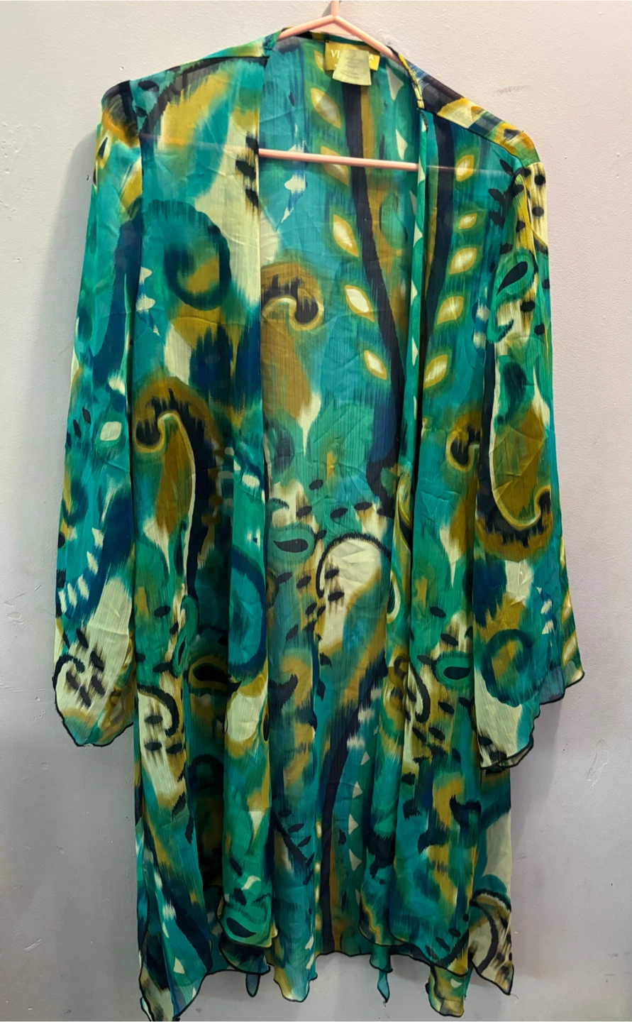 Victoria Collection Cardigan Blue/Multi XL