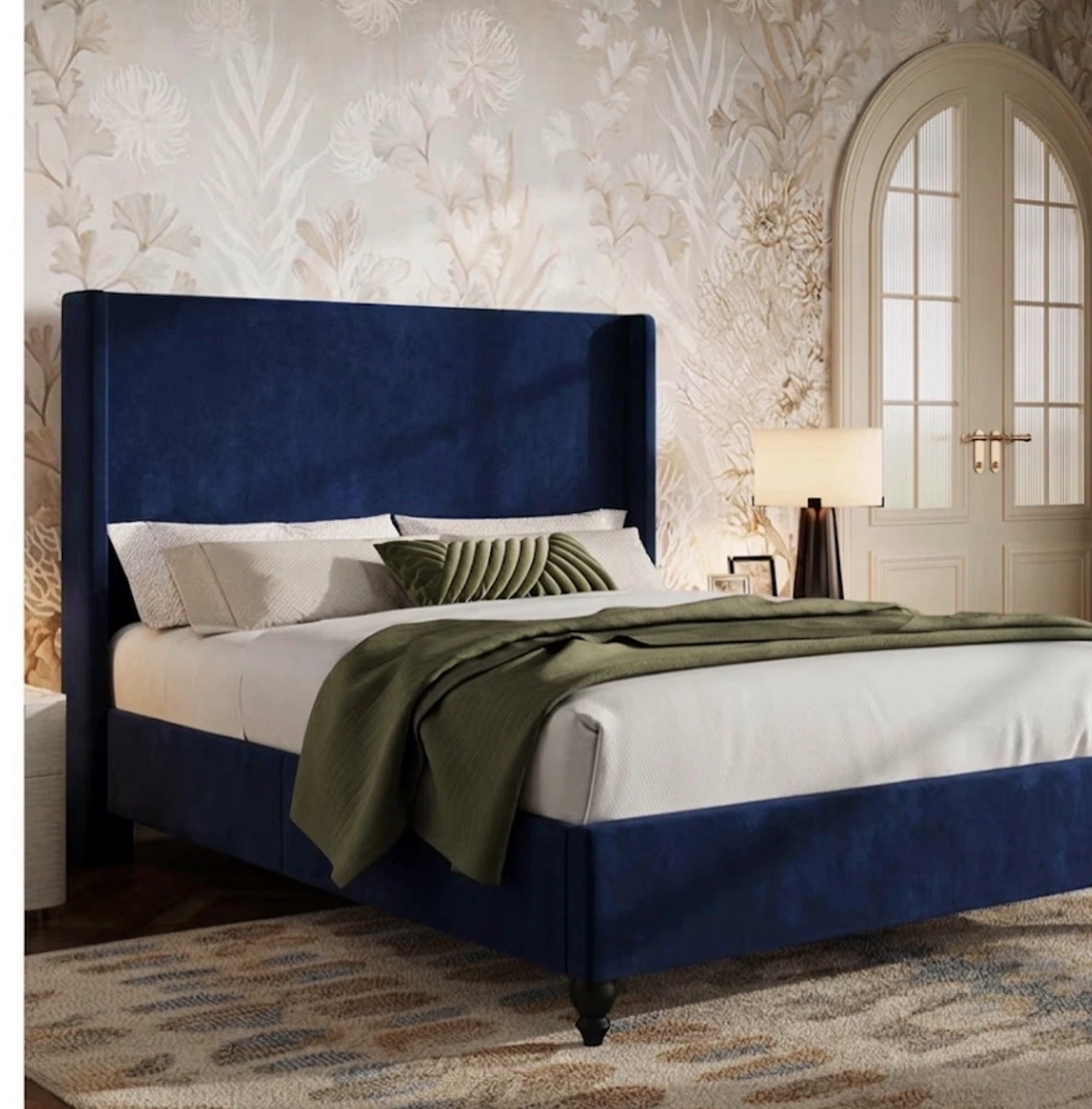 Queen size bed and frame