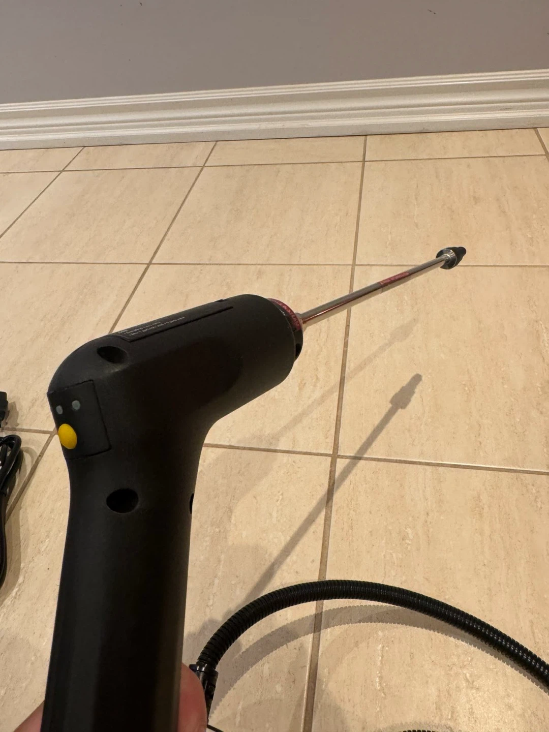 Black Steam Cleaner with Accessories - photo 4