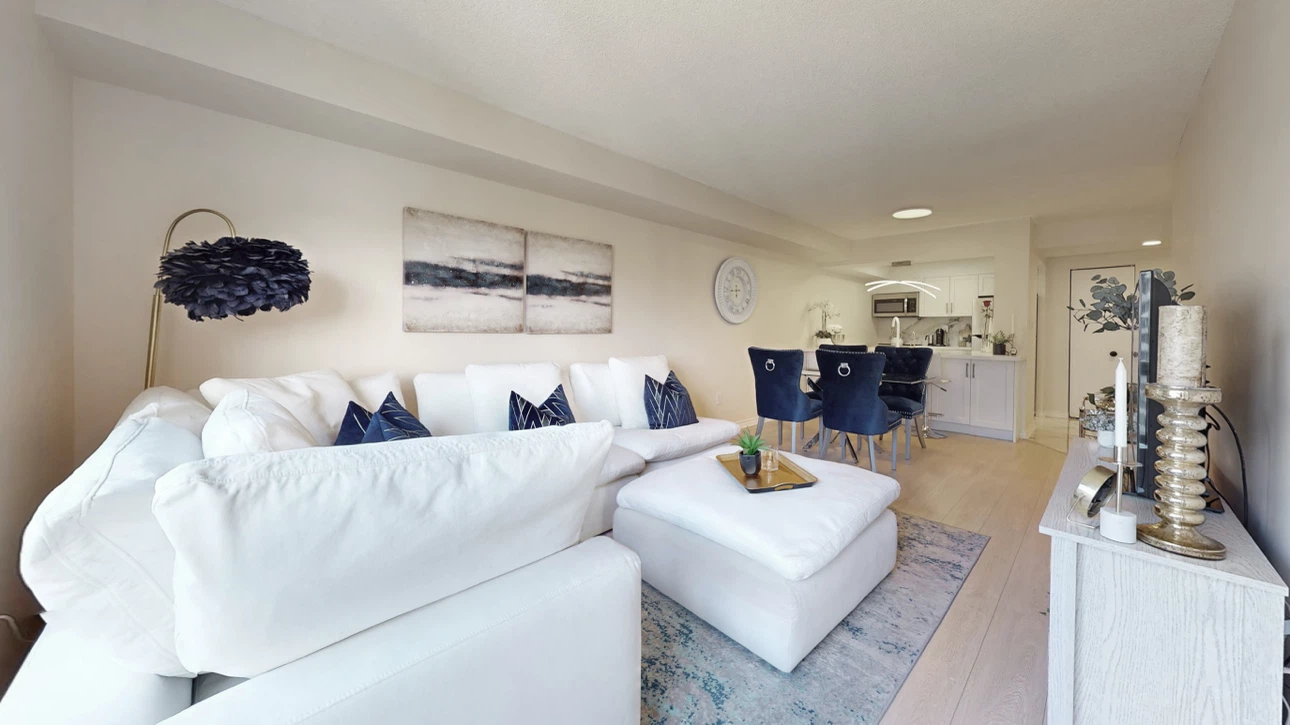 Luxury Modular White Sectional Sofa with Oversized Ottoman - photo 2