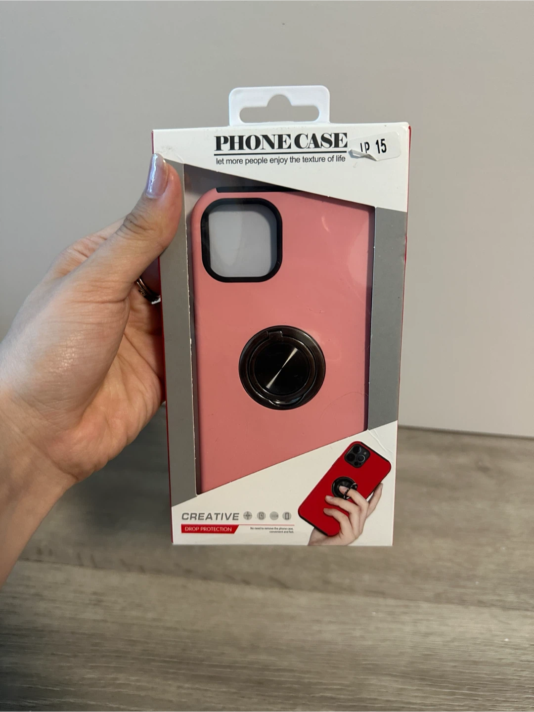 CASE CREATIVE Phone Case with Ring Holder