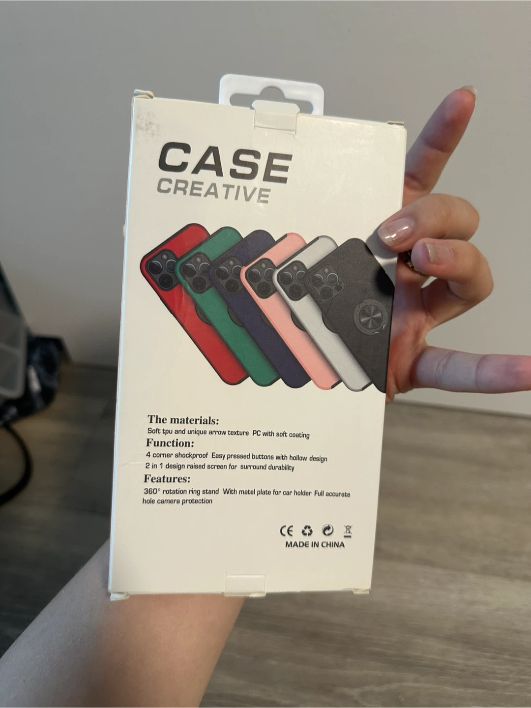 CASE CREATIVE Phone Case with Ring Holder - photo 2