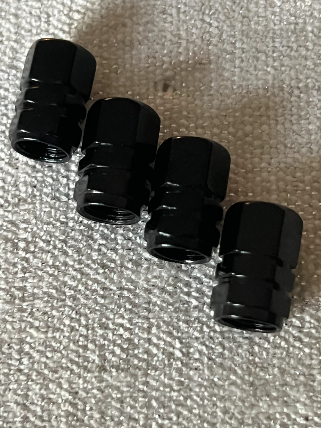 Mercedes-Benz Black Tire Valve Caps (Set of 4) - photo 4