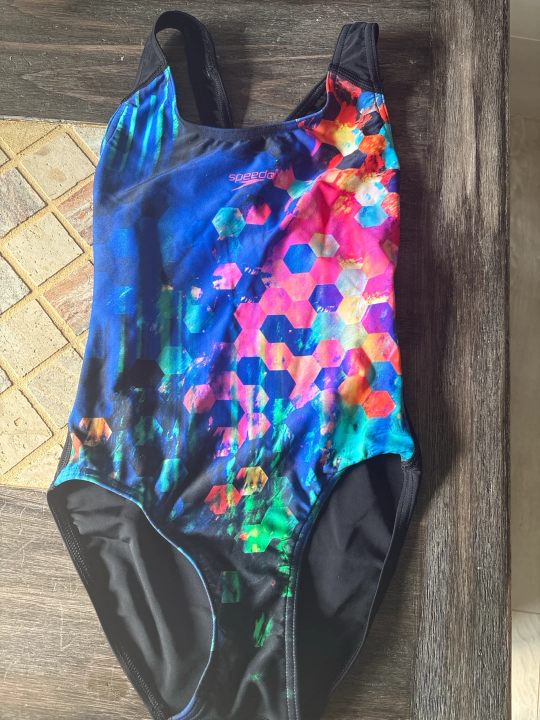 Speedo girls age 10 One-Piece Swimsuit