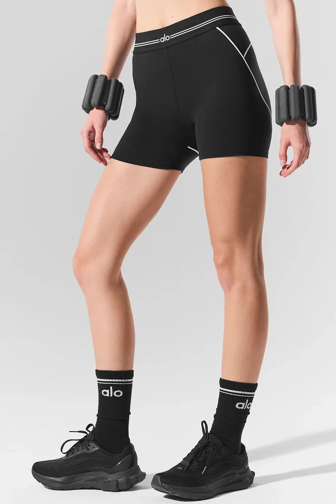 Alo Yoga Biker Shorts - Size M - photo 2