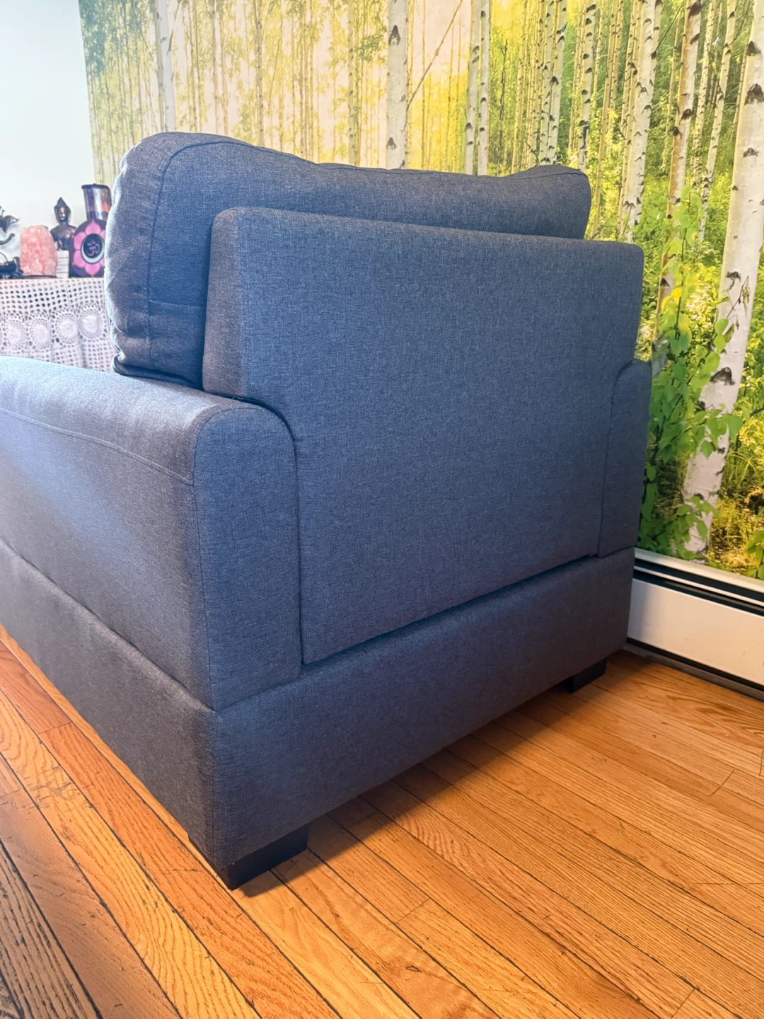 Convertible Chaise Lounge Chair / Sleeper Chair – Dark Gray - photo 3